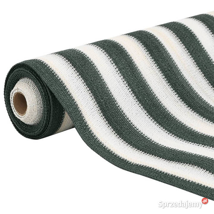 Siatka cieniująca zielonobiała 2x10 m HDPE 75 gm Warszawa sprzedam