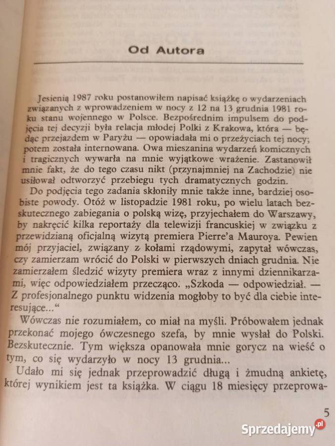 Noc Generała Gabriel Mrtic Michal Radgowski ALFA Antyki, Sztuka, Kolekcje