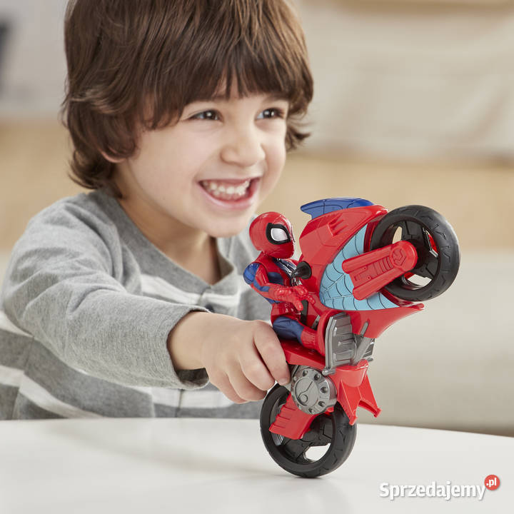 Figurka Spiderman 12 i Motocykl Pojazd AVENGERS CE  Mogilany