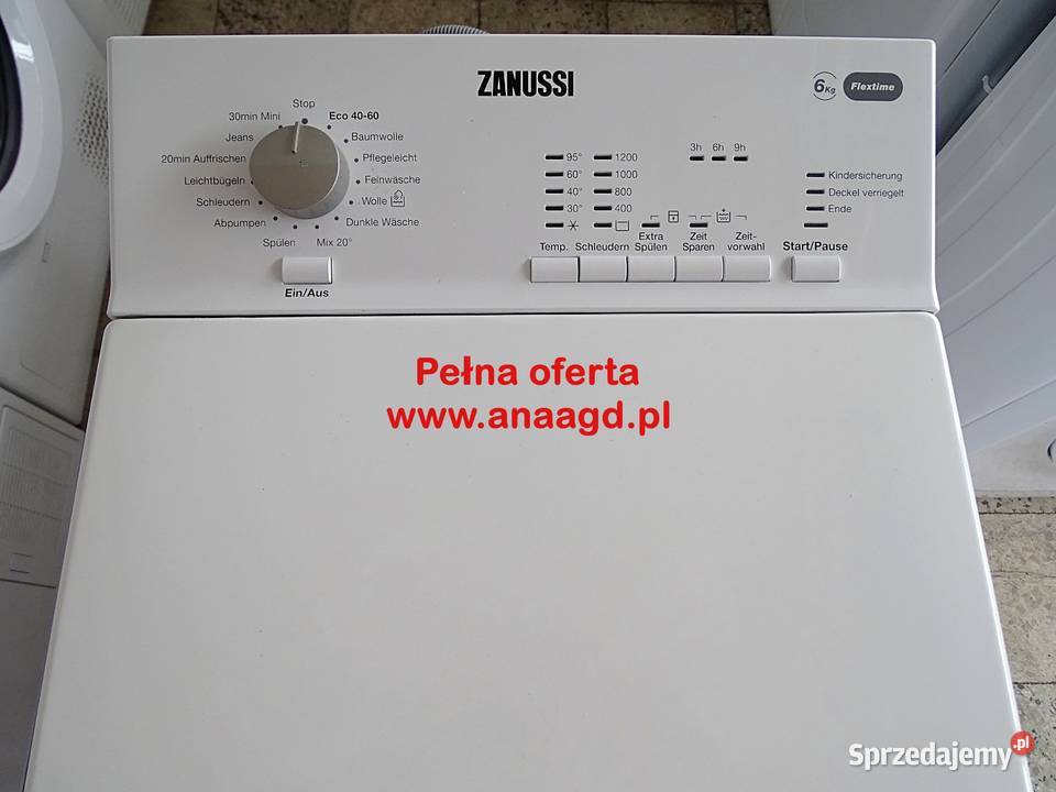 Pralka ZANUSSI Flextime ZWY 61243KC 6 GWARANCJA Goleniów