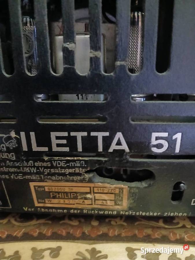 Radio lampowe firmy Philips Pchiletta z lat 50XX małopolskie