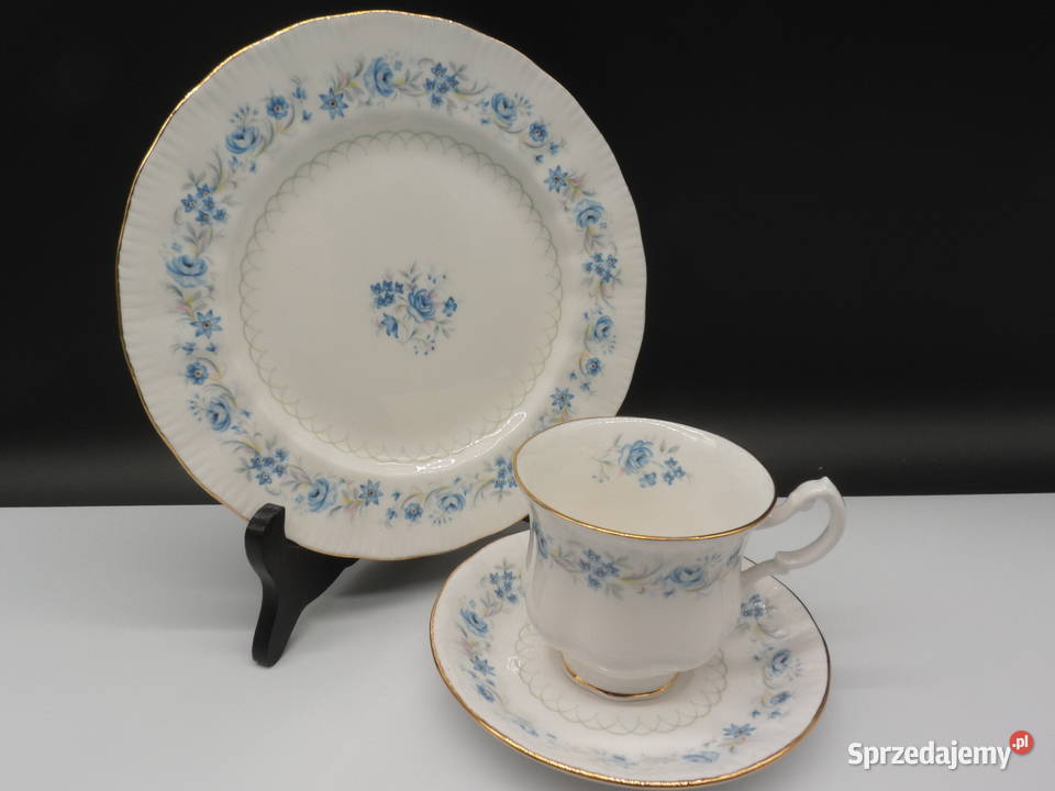 Zestaw śniadaniowy trio Royal Malvern Bone China Raszków