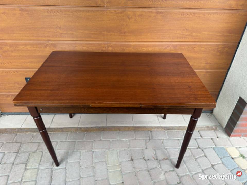 ROZKŁADANY Stół Lite Drewno Vintage PRL Design