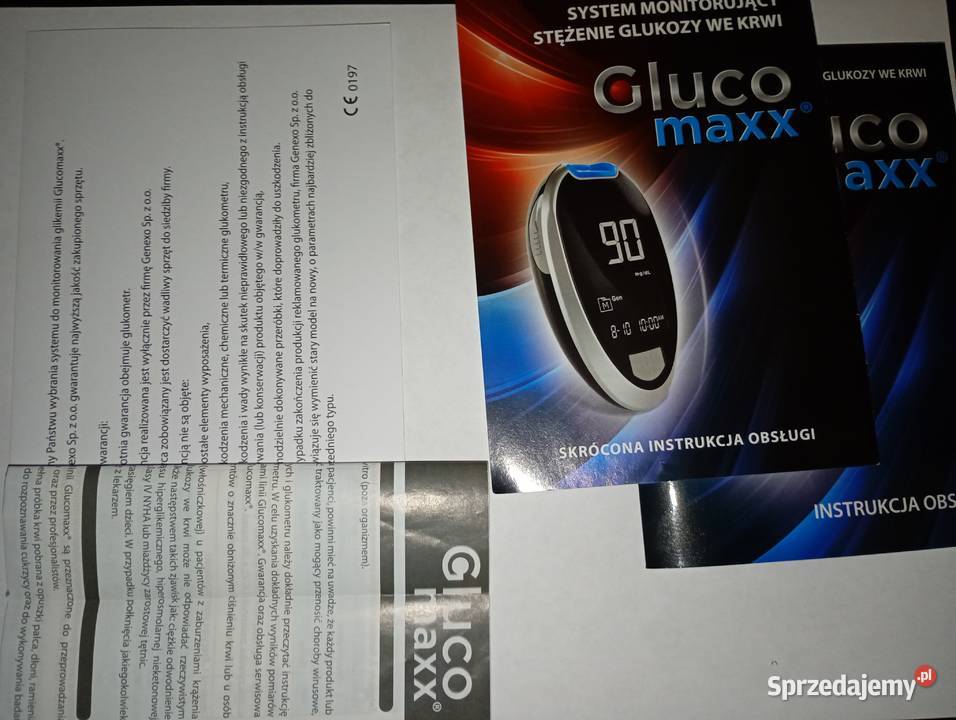 Glukometr Glucomaxx Connect etui nakłuwacz Pozostałe podkarpackie