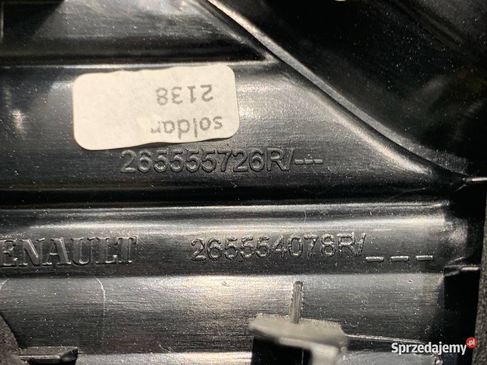 LAMPA TYŁ LEWA WEWNĘTRZNA RENAULT CAPTUR I osobowe podkarpackie