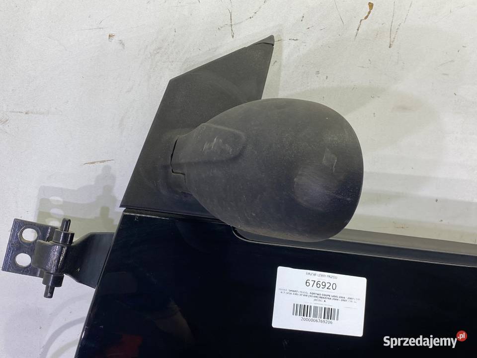 DRZWI LEWY PRZÓD SMART FORTWO Hatchback 0407 sprzedam