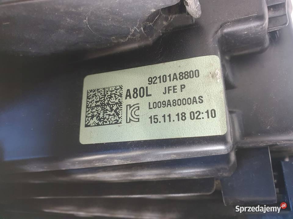 LAMPA LEWA Kia Optima IV LIFT PRZEDNIA lewy lubelskie