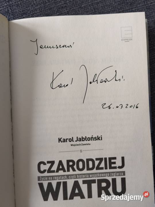 Czarodziej wiatru Karol Jabłoński WZawioła LÓD i Olsztyn