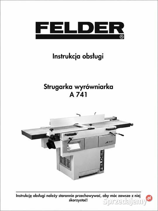Instrukcje DTR do maszyn stolarskich Produkcja Łabuńki Pierwsze
