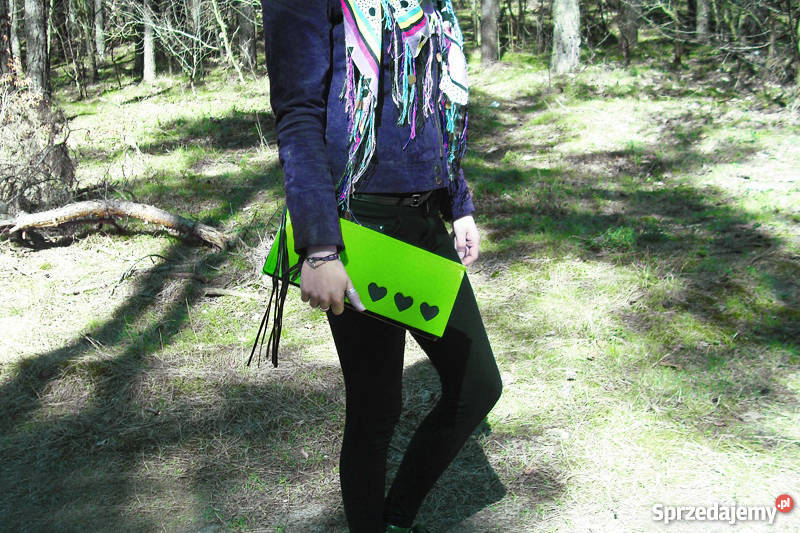 Limonkowa kopertówka