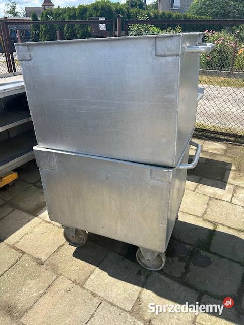 Zbiornik aluminiowy 70 x 83 x 60 na kółkach Głogówko