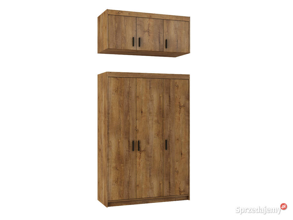 Szafa Trzydrzwiowa 133 Biała Dąb sonomaDąb śląskie Gliwice