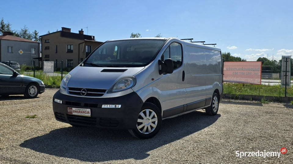 Opel Vivaro long klima srebrny Chełm Śląski