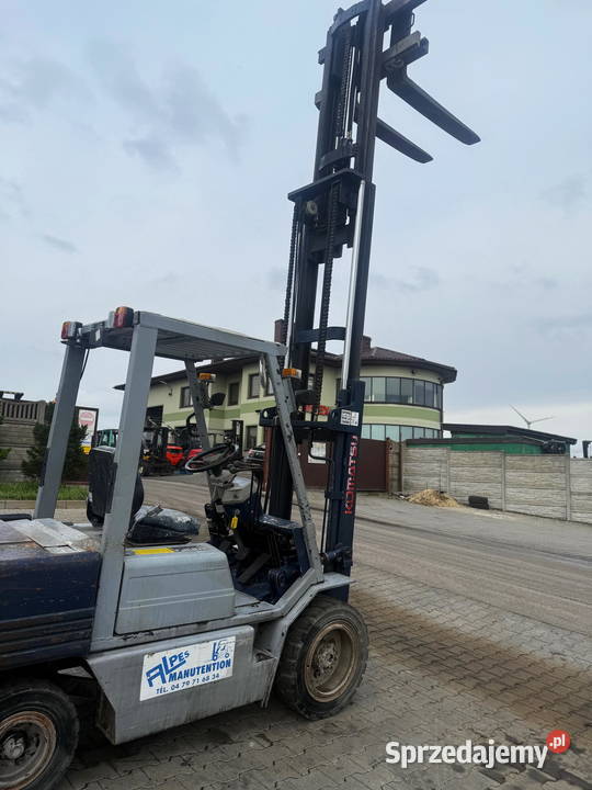 wózek widłowy KOMATSU FD30 diesel Triplex 430m Wózki widłowe Działoszyn