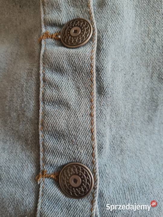 Spódniczka mini dżinsowa Bez wzoru