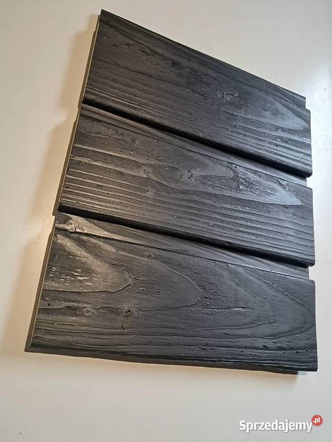 Deska szczotkowana malowana modrzewiowa na