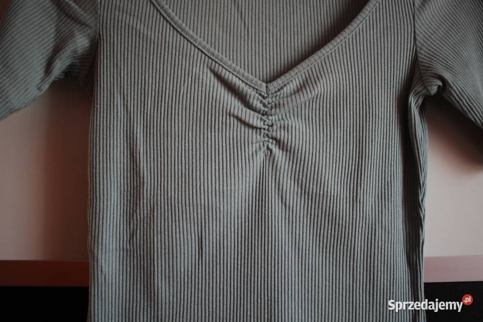 Miętowa koszulka tshirt hm xs 34