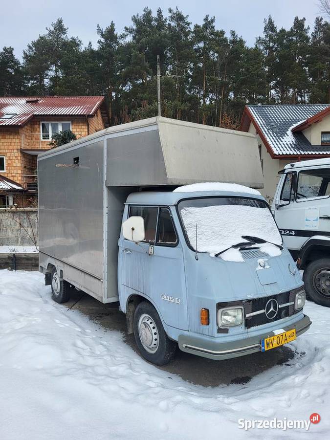 Mercedes 306 D przewóz koni