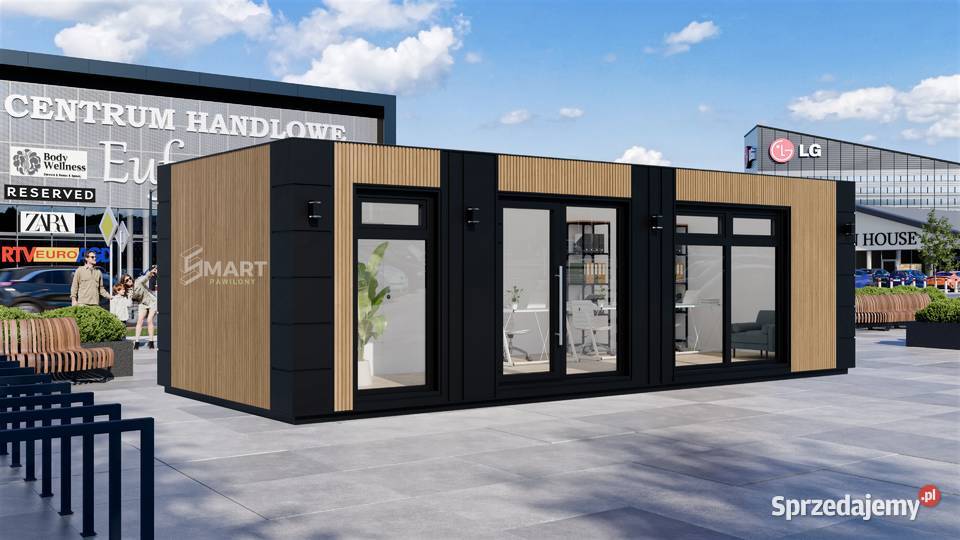 Kontener Biurowy Handlowy Usługowy Pawilon 21m2