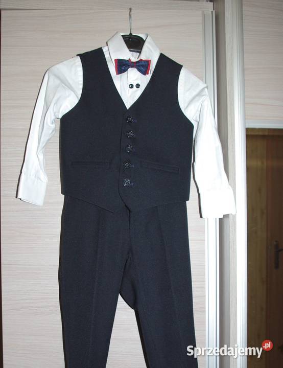 Komplet chłopięcy czarny 104 Rozmiar uniwersalny Pruszków