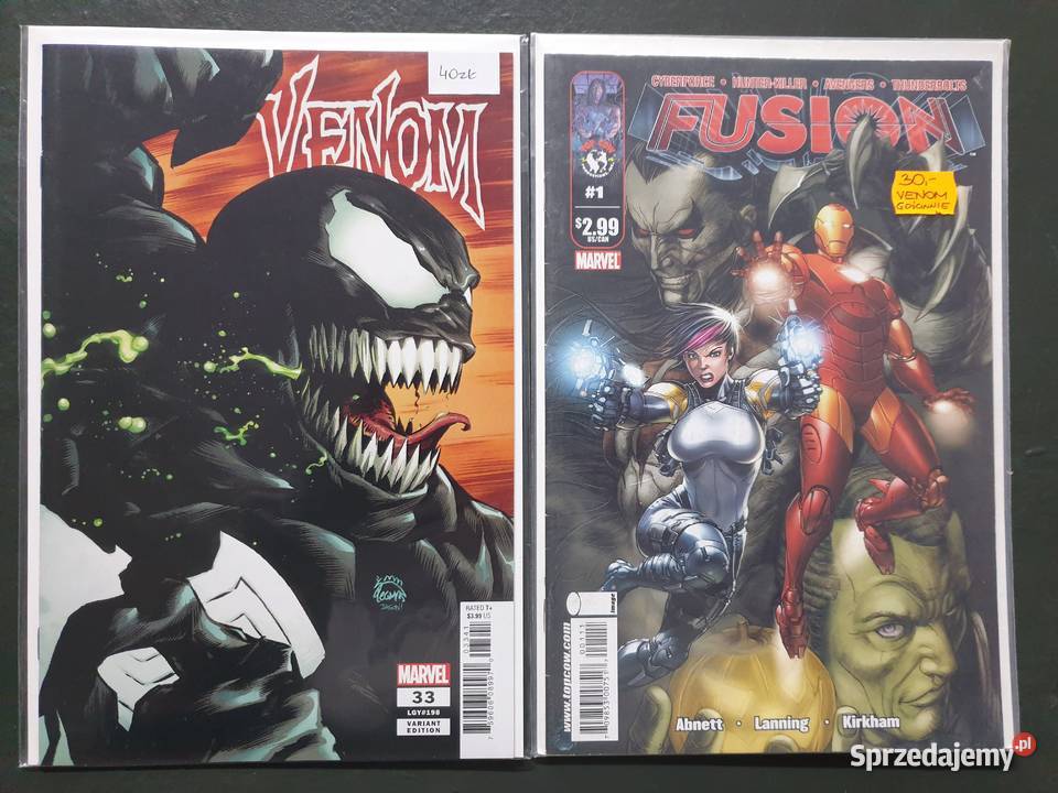 Carnage Venom zestaw 19 oryginalnych komiksów