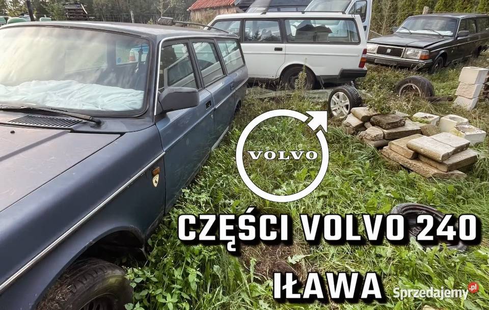 Volvo 240 części 24d silnik skrzynia most fotele osobowe