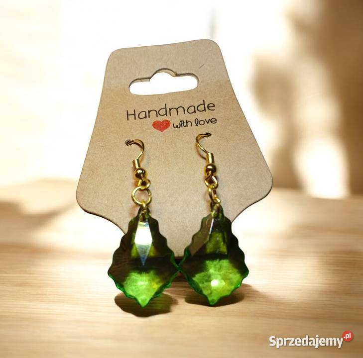 Zielone kolczyki Gliwice