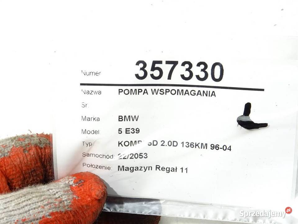POMPA WSPOMAGANIA BMW E39 20 136 9604