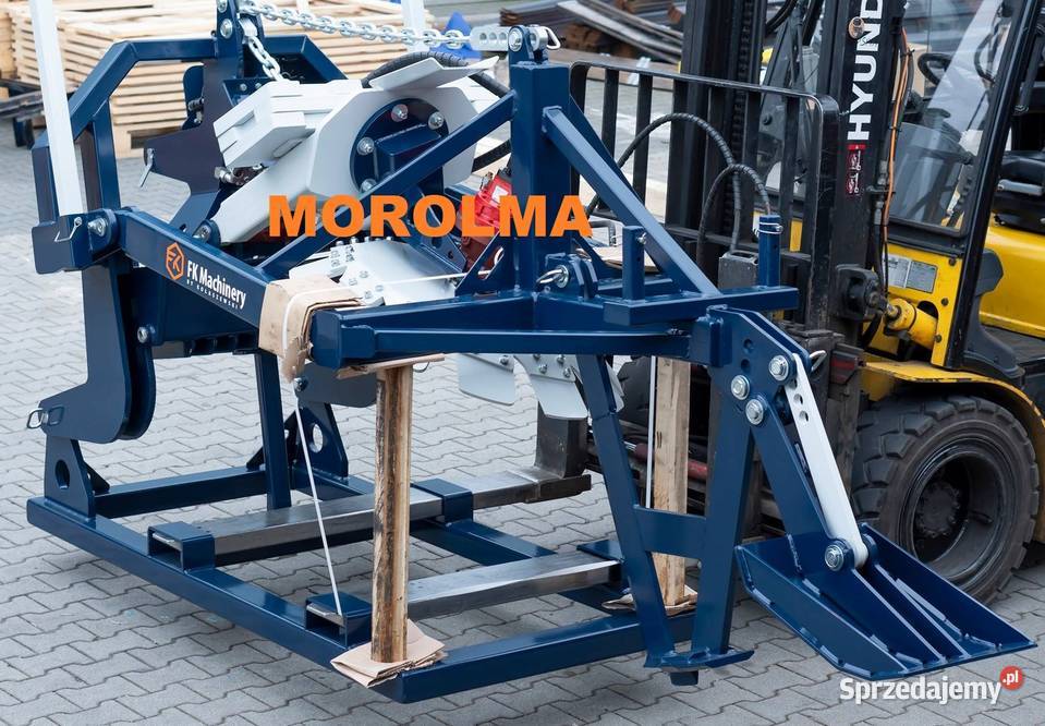 Pług leśny aktywny KOŁASZEWSKI 1talerzowy napęd Pułtusk