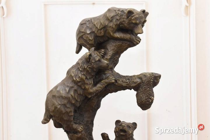 Milo Styl Niedźwiedzie na Drzewie Niedźwiedź Rzeźby i figury małopolskie Kraków