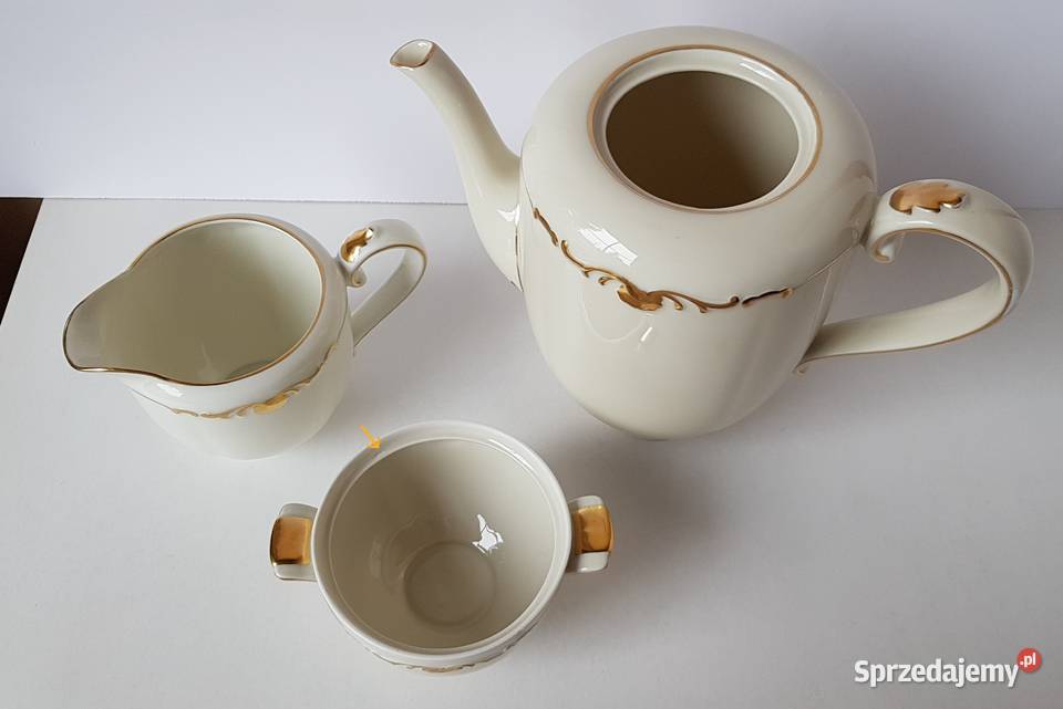 Porcelanowy serwis Waldershof Bavaria porcelana śląskie Dąbrowa Górnicza sprzedam