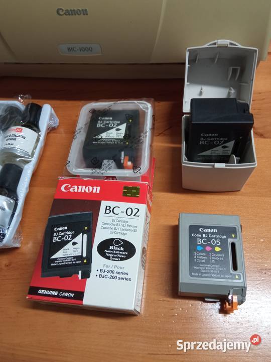 tusz BC02 kartridż adapter LPT USB drukarka