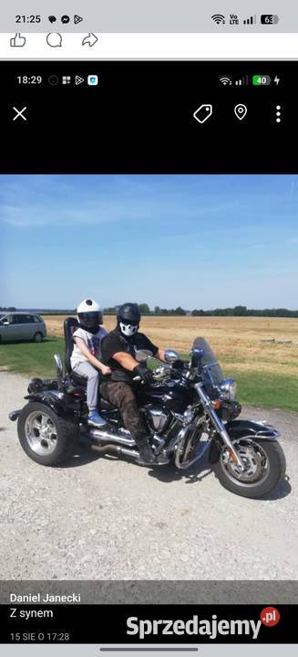 Kawasaki Vulcan Trajka z przyczepka Choszczno sprzedam