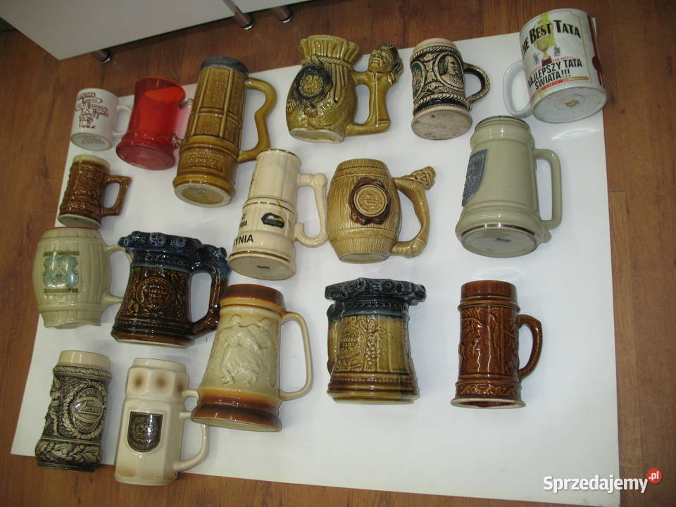 Pamiątki Górnicze Kufle Porcelana i szkło Żory sprzedam