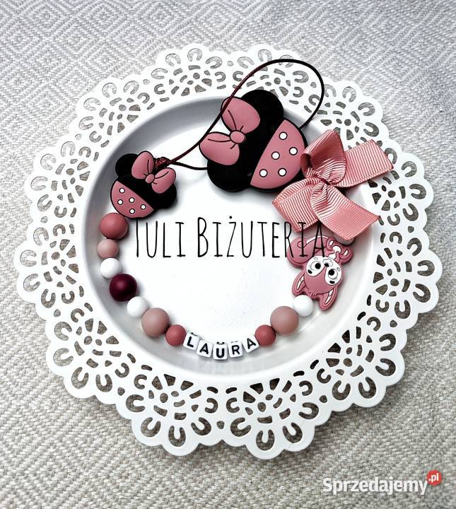 Zawieszka Minnie z imieniem dziecka łódzkie Łódź sprzedam