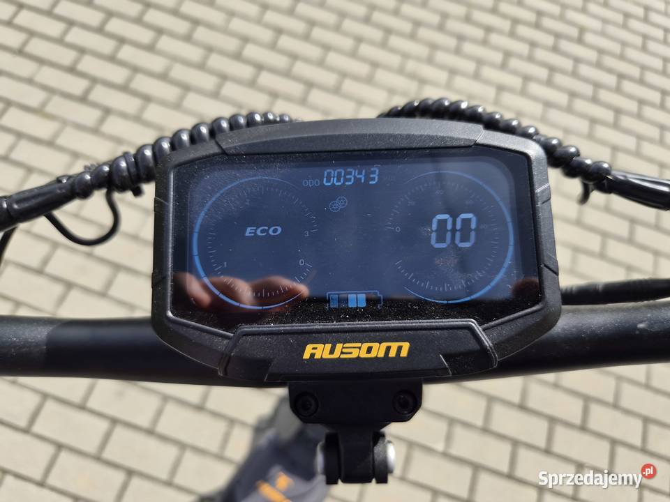 Hulajnoga AUSOM DT2 pro 343 kupiona lipiec 2026 Wiśniowa sprzedam