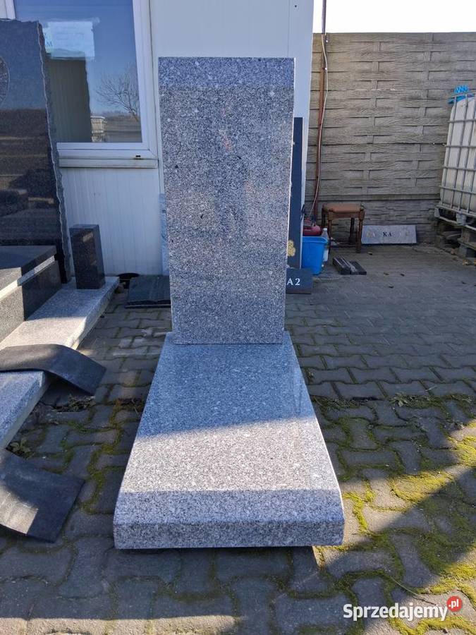 Nagrobek urnowy 120 x 60 granit strzegomski 12 Strzegom