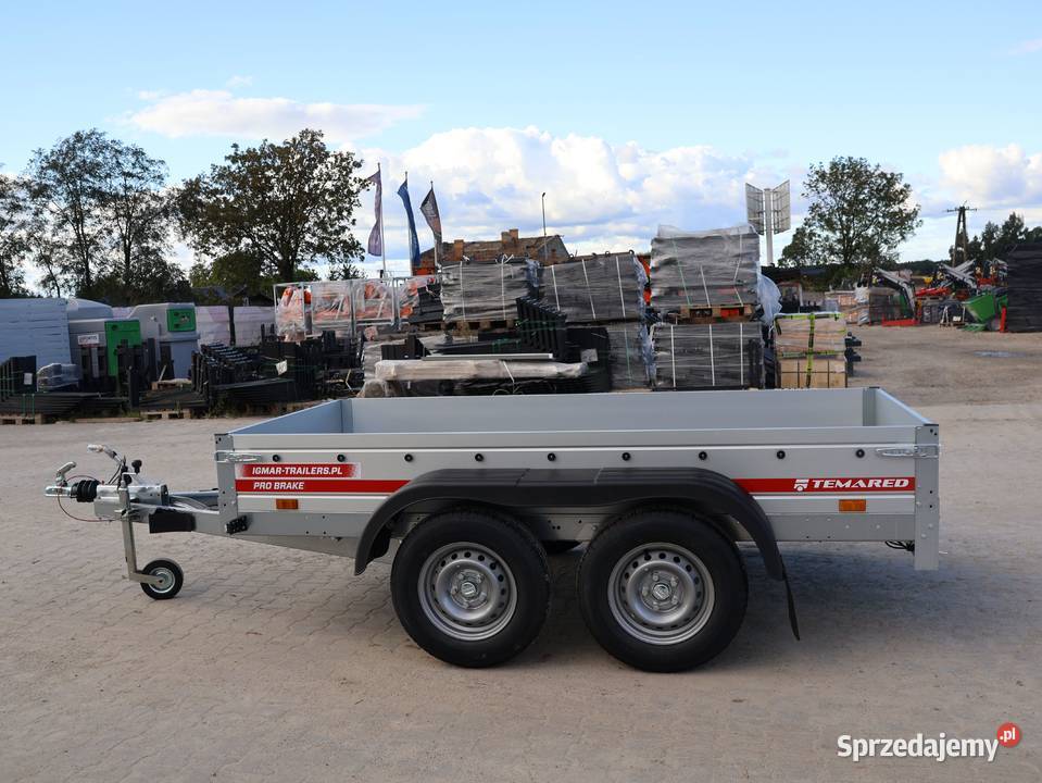 Przyczepa hamowana TEMARED PRO BRAKE 26122 DMC Burtowe i plandeki Radom