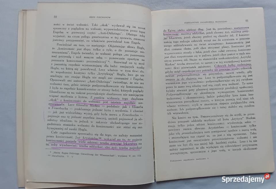 Jerzy Plechanow Podstawowe zagadnienia marksizmu Antykwariat Koźminek