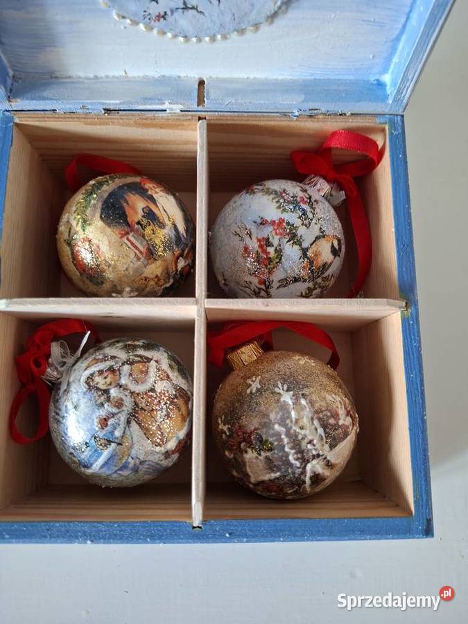 Szkatułka świateczna Rękodzieło Kraków