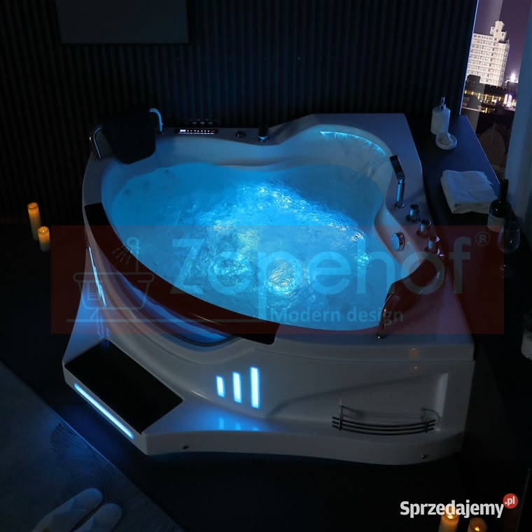 Wanna narożna z hydromasażem BS Grabówka
