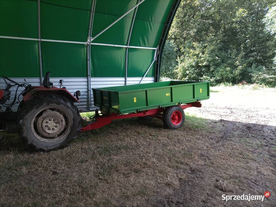 Przyczepa jednoosiowa wywrotka Przyczepy rolnicze Goszczanów