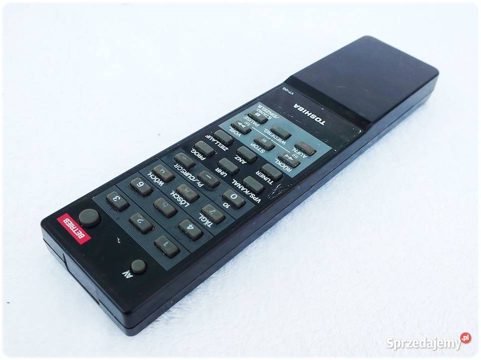 Pilot TOSHIBA VT12 do magnetowidów VHS ORYGINAŁ Żary