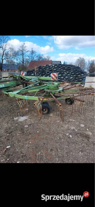 Zgrabiarka Krone schwadro 761 Zgrabiarki i przetrząsacze opolskie Kobylno