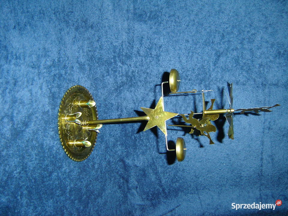 Stara szopka adwentowa metalowa