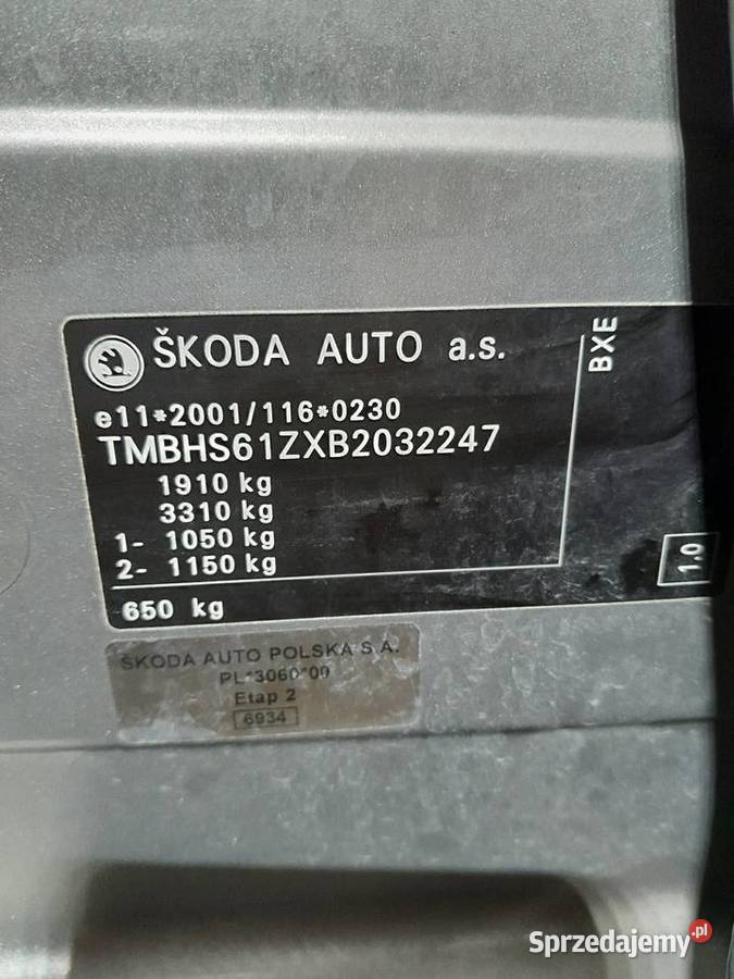 Skoda Octavia kombi 19 TDI 105 Salon Polska manualna Bodzentyn