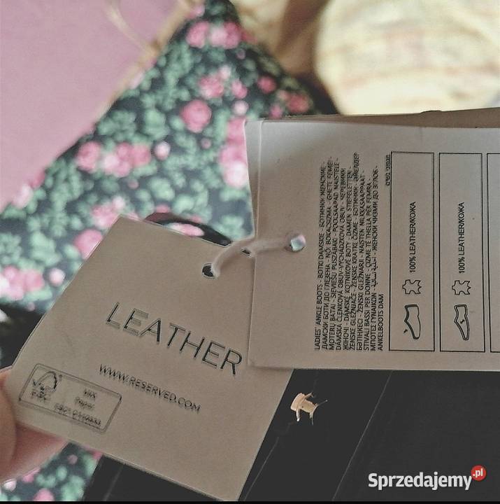 RESERVED PREMiUM buty SkÓRZANE botki kozaki Leszno