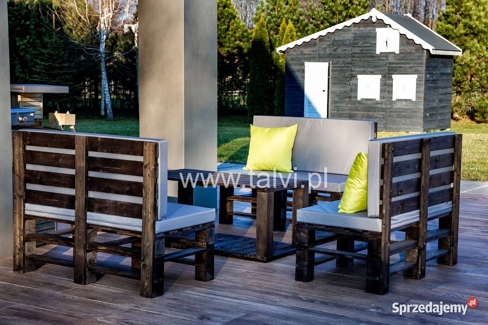 Meble ogrodowe z palet gastronomia ogród wysyłka Żory
