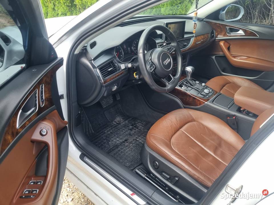 AUDI A6 C7 30 Tdi V6 QUATTRO STRONIC SLINE Biała nieuszkodzony Zamość