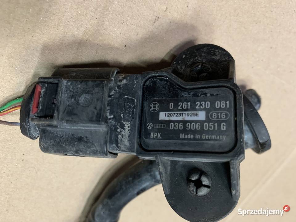 Czujnik ciśnienia map sensor 036906051G audi a5 zachodniopomorskie Szczecin